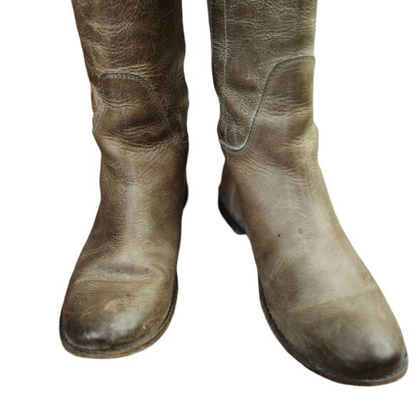 Frye Taupe Paige leather‎ knee-high riding boots 6.5 - Picture 5 of 12